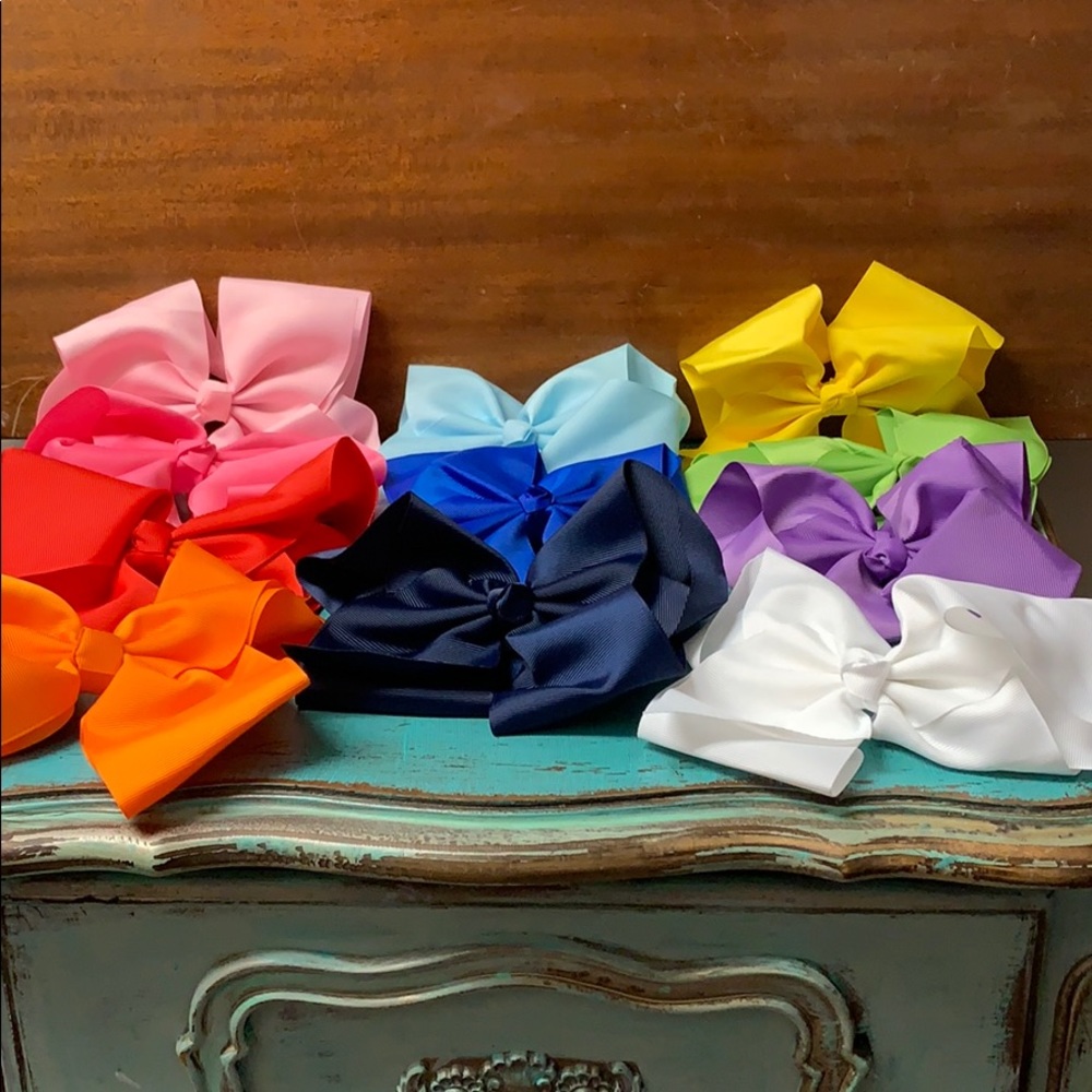 11 Hair Bows Grosgrain Ribbon $15